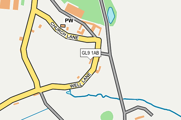 GL9 1AB map - OS OpenMap – Local (Ordnance Survey) GL9 1AB map - OS OpenMap – Local (Ordnance Survey)