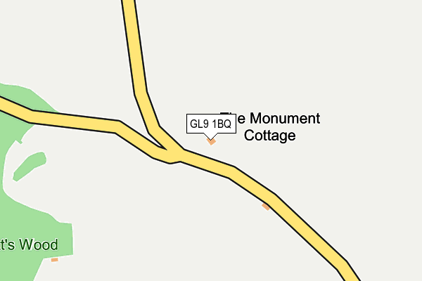 GL9 1BQ map - OS OpenMap – Local (Ordnance Survey) GL9 1BQ map - OS OpenMap – Local (Ordnance Survey)