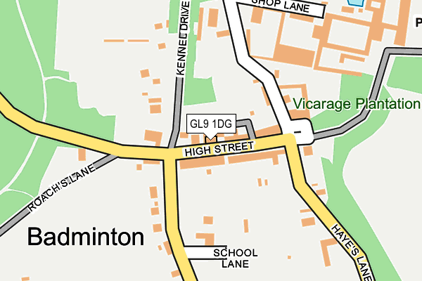 GL9 1DG map - OS OpenMap – Local (Ordnance Survey) GL9 1DG map - OS OpenMap – Local (Ordnance Survey)