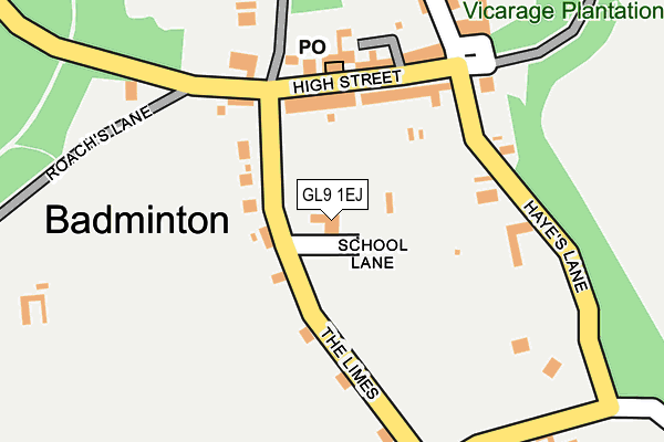 GL9 1EJ map - OS OpenMap – Local (Ordnance Survey) GL9 1EJ map - OS OpenMap – Local (Ordnance Survey)