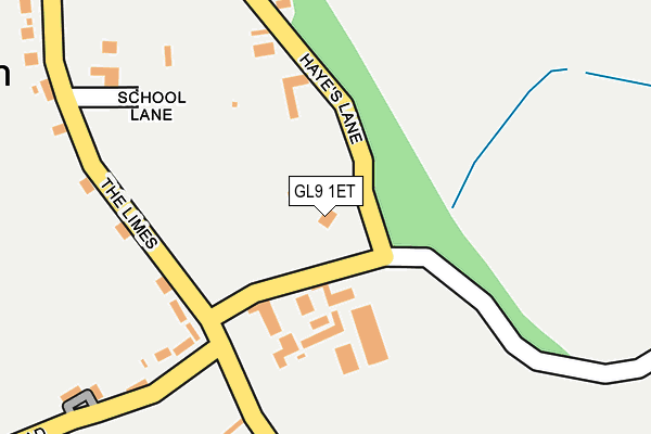 GL9 1ET map - OS OpenMap – Local (Ordnance Survey) GL9 1ET map - OS OpenMap – Local (Ordnance Survey)