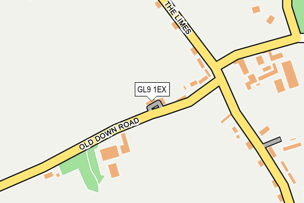 GL9 1EX map - OS OpenMap – Local (Ordnance Survey) GL9 1EX map - OS OpenMap – Local (Ordnance Survey)