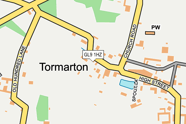GL9 1HZ map - OS OpenMap – Local (Ordnance Survey) GL9 1HZ map - OS OpenMap – Local (Ordnance Survey)