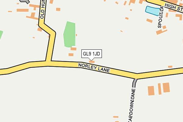 GL9 1JD map - OS OpenMap – Local (Ordnance Survey) GL9 1JD map - OS OpenMap – Local (Ordnance Survey)