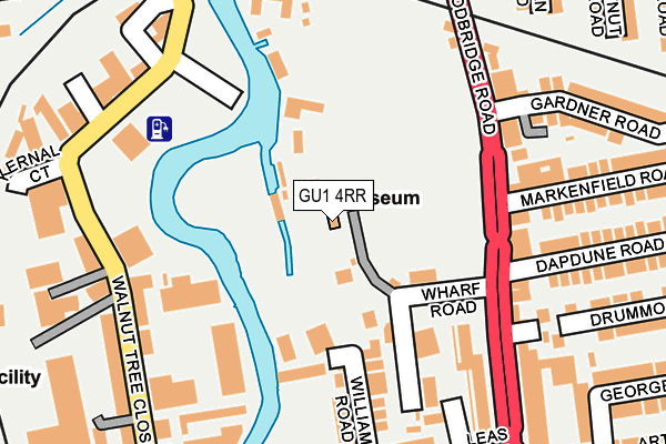 GU1 4RR map - OS OpenMap – Local (Ordnance Survey) GU1 4RR map - OS OpenMap – Local (Ordnance Survey)