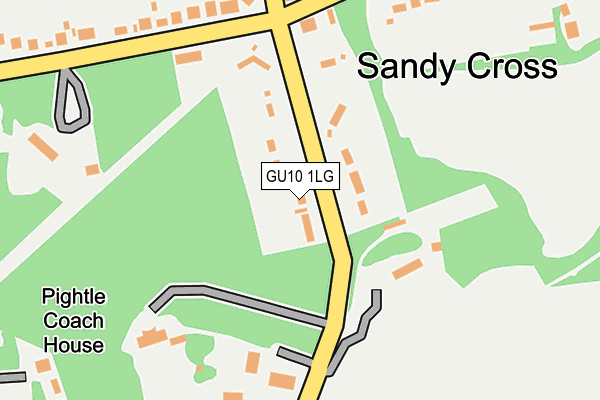 GU10 1LG map - OS OpenMap – Local (Ordnance Survey) GU10 1LG map - OS OpenMap – Local (Ordnance Survey)
