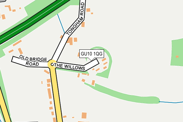 GU10 1QG map - OS OpenMap – Local (Ordnance Survey) GU10 1QG map - OS OpenMap – Local (Ordnance Survey)