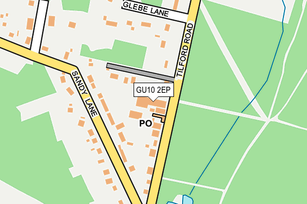 GU10 2EP map - OS OpenMap – Local (Ordnance Survey) GU10 2EP map - OS OpenMap – Local (Ordnance Survey)