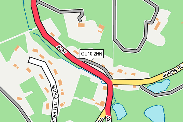 GU10 2HN map - OS OpenMap – Local (Ordnance Survey) GU10 2HN map - OS OpenMap – Local (Ordnance Survey)