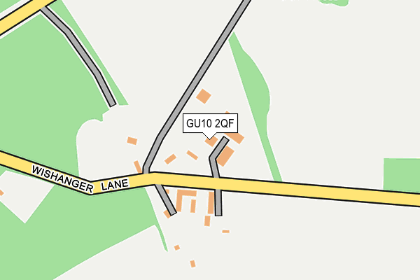 GU10 2QF map - OS OpenMap – Local (Ordnance Survey) GU10 2QF map - OS OpenMap – Local (Ordnance Survey)