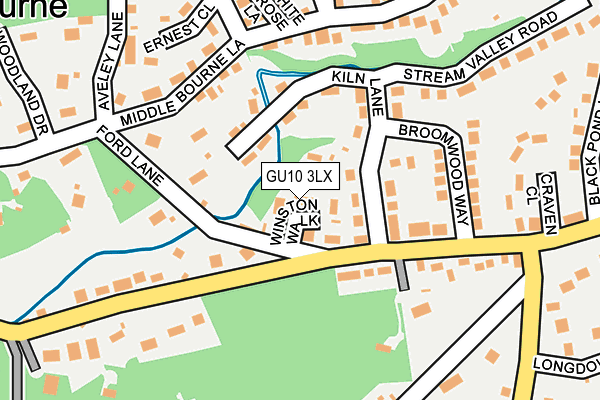 GU10 3LX map - OS OpenMap – Local (Ordnance Survey) GU10 3LX map - OS OpenMap – Local (Ordnance Survey)