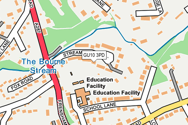 GU10 3PD map - OS OpenMap – Local (Ordnance Survey) GU10 3PD map - OS OpenMap – Local (Ordnance Survey)