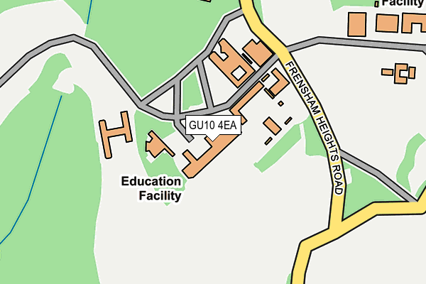GU10 4EA map - OS OpenMap – Local (Ordnance Survey)