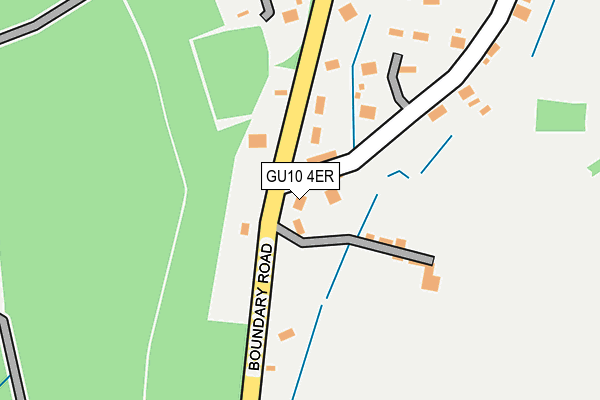 GU10 4ER map - OS OpenMap – Local (Ordnance Survey) GU10 4ER map - OS OpenMap – Local (Ordnance Survey)