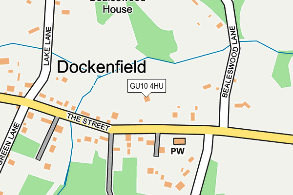GU10 4HU map - OS OpenMap – Local (Ordnance Survey) GU10 4HU map - OS OpenMap – Local (Ordnance Survey)