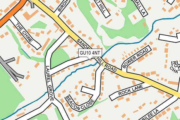 GU10 4NT map - OS OpenMap – Local (Ordnance Survey) GU10 4NT map - OS OpenMap – Local (Ordnance Survey)