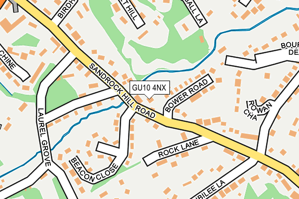 GU10 4NX map - OS OpenMap – Local (Ordnance Survey) GU10 4NX map - OS OpenMap – Local (Ordnance Survey)