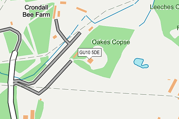GU10 5DE map - OS OpenMap – Local (Ordnance Survey) GU10 5DE map - OS OpenMap – Local (Ordnance Survey)