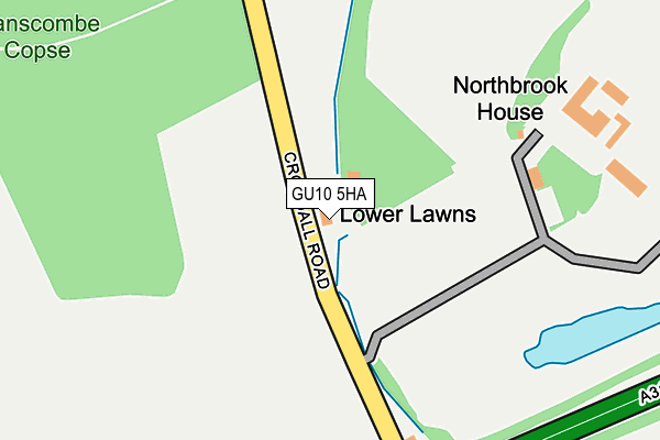 GU10 5HA map - OS OpenMap – Local (Ordnance Survey) GU10 5HA map - OS OpenMap – Local (Ordnance Survey)