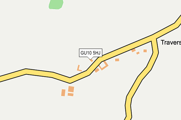 GU10 5HJ map - OS OpenMap – Local (Ordnance Survey) GU10 5HJ map - OS OpenMap – Local (Ordnance Survey)