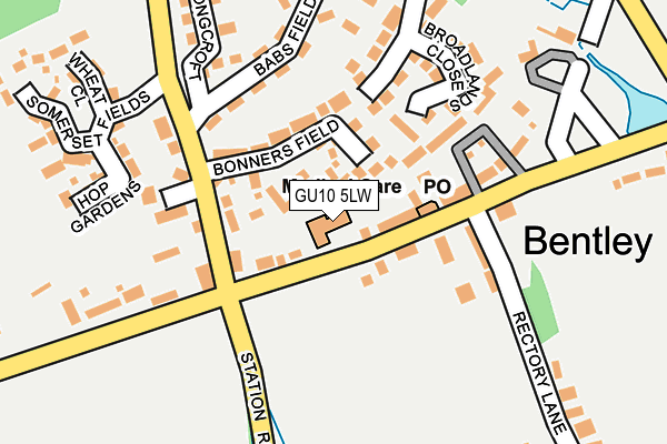 GU10 5LW map - OS OpenMap – Local (Ordnance Survey) GU10 5LW map - OS OpenMap – Local (Ordnance Survey)