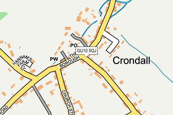 GU10 5QJ map - OS OpenMap – Local (Ordnance Survey) GU10 5QJ map - OS OpenMap – Local (Ordnance Survey)