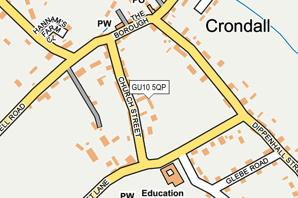 GU10 5QP map - OS OpenMap – Local (Ordnance Survey) GU10 5QP map - OS OpenMap – Local (Ordnance Survey)