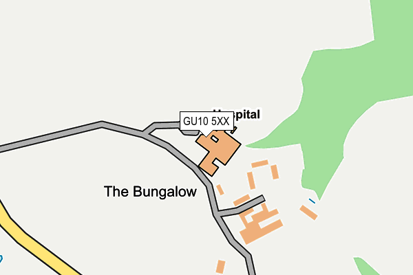 GU10 5XX map - OS OpenMap – Local (Ordnance Survey) GU10 5XX map - OS OpenMap – Local (Ordnance Survey)