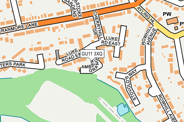 GU11 3XQ map - OS OpenMap – Local (Ordnance Survey) GU11 3XQ map - OS OpenMap – Local (Ordnance Survey)