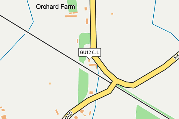 GU12 6JL map - OS OpenMap – Local (Ordnance Survey) GU12 6JL map - OS OpenMap – Local (Ordnance Survey)