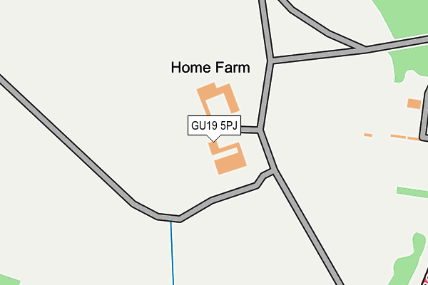GU19 5PJ map - OS OpenMap – Local (Ordnance Survey) GU19 5PJ map - OS OpenMap – Local (Ordnance Survey)