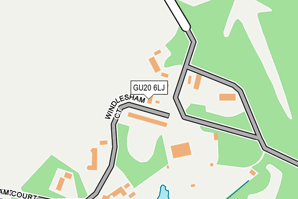 GU20 6LJ map - OS OpenMap – Local (Ordnance Survey) GU20 6LJ map - OS OpenMap – Local (Ordnance Survey)