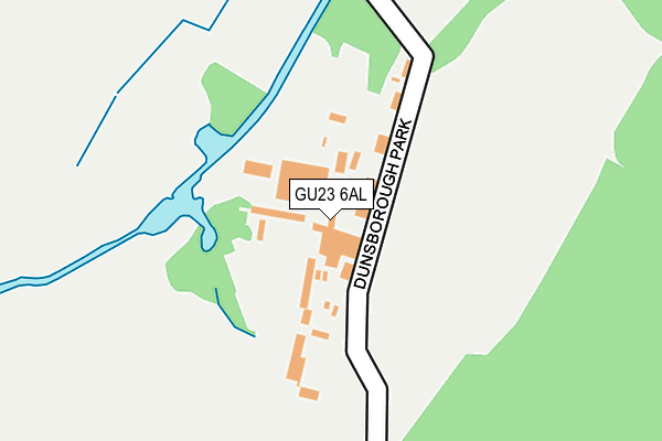 GU23 6AL map - OS OpenMap – Local (Ordnance Survey) GU23 6AL map - OS OpenMap – Local (Ordnance Survey)