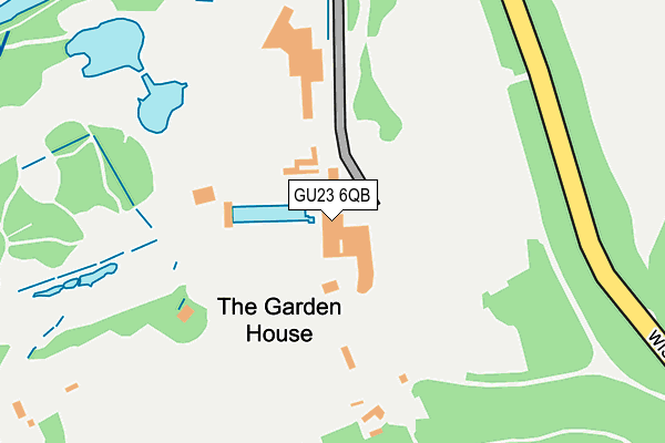 GU23 6QB map - OS OpenMap – Local (Ordnance Survey)