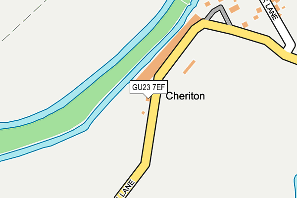 GU23 7EF map - OS OpenMap – Local (Ordnance Survey) GU23 7EF map - OS OpenMap – Local (Ordnance Survey)