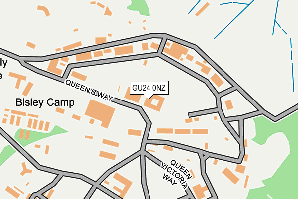 GU24 0NZ map - OS OpenMap – Local (Ordnance Survey) GU24 0NZ map - OS OpenMap – Local (Ordnance Survey)