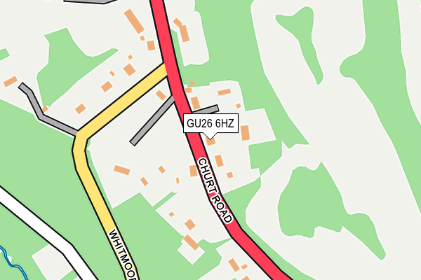 GU26 6HZ map - OS OpenMap – Local (Ordnance Survey) GU26 6HZ map - OS OpenMap – Local (Ordnance Survey)