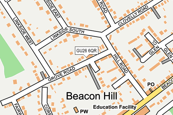 GU26 6QR map - OS OpenMap – Local (Ordnance Survey)