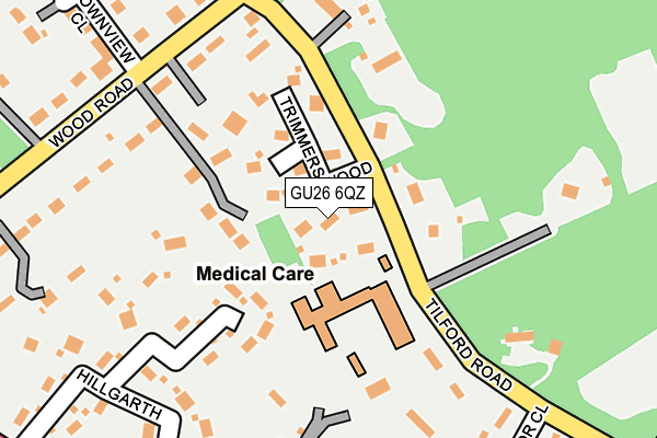 GU26 6QZ map - OS OpenMap – Local (Ordnance Survey) GU26 6QZ map - OS OpenMap – Local (Ordnance Survey)