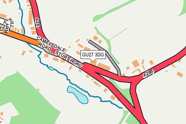 GU27 3DG map - OS OpenMap – Local (Ordnance Survey) GU27 3DG map - OS OpenMap – Local (Ordnance Survey)