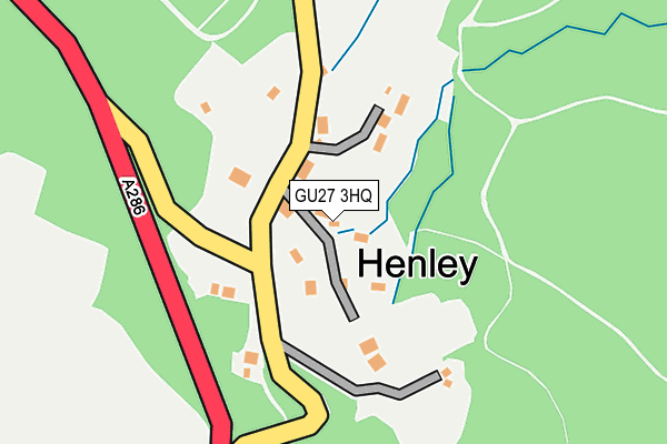 GU27 3HQ map - OS OpenMap – Local (Ordnance Survey) GU27 3HQ map - OS OpenMap – Local (Ordnance Survey)