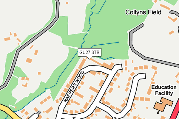 GU27 3TB map - OS OpenMap – Local (Ordnance Survey) GU27 3TB map - OS OpenMap – Local (Ordnance Survey)
