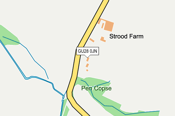 GU28 0JN map - OS OpenMap – Local (Ordnance Survey) GU28 0JN map - OS OpenMap – Local (Ordnance Survey)