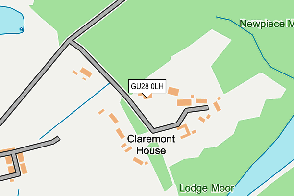 GU28 0LH map - OS OpenMap – Local (Ordnance Survey) GU28 0LH map - OS OpenMap – Local (Ordnance Survey)