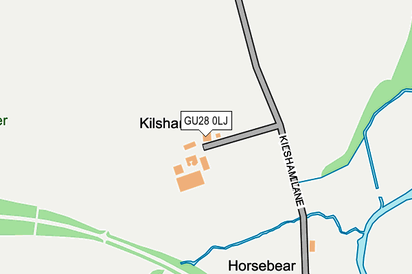 GU28 0LJ map - OS OpenMap – Local (Ordnance Survey) GU28 0LJ map - OS OpenMap – Local (Ordnance Survey)
