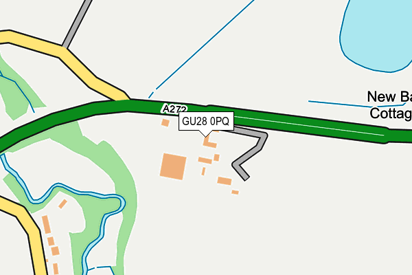 GU28 0PQ map - OS OpenMap – Local (Ordnance Survey) GU28 0PQ map - OS OpenMap – Local (Ordnance Survey)