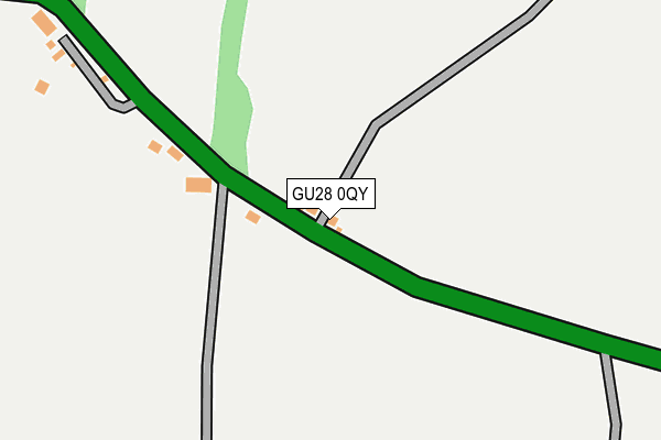 GU28 0QY map - OS OpenMap – Local (Ordnance Survey) GU28 0QY map - OS OpenMap – Local (Ordnance Survey)