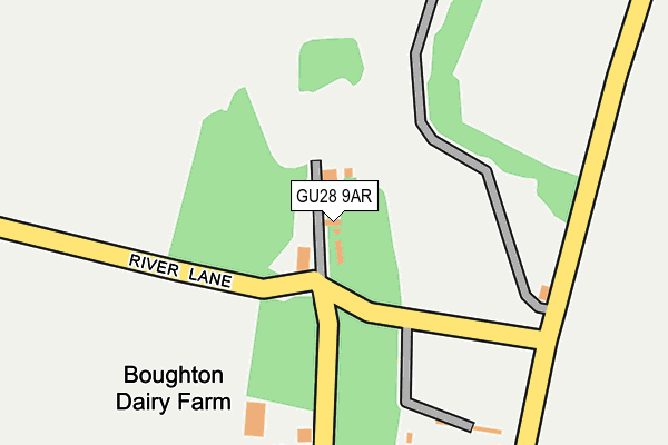 GU28 9AR map - OS OpenMap – Local (Ordnance Survey) GU28 9AR map - OS OpenMap – Local (Ordnance Survey)