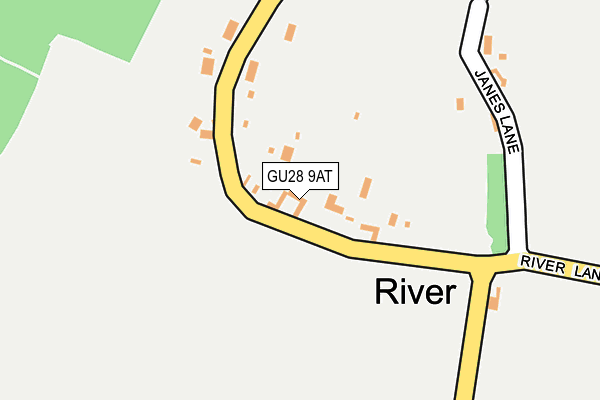 GU28 9AT map - OS OpenMap – Local (Ordnance Survey) GU28 9AT map - OS OpenMap – Local (Ordnance Survey)