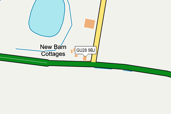 GU28 9BJ map - OS OpenMap – Local (Ordnance Survey) GU28 9BJ map - OS OpenMap – Local (Ordnance Survey)